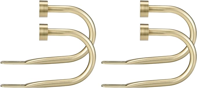 Premium Curtain Holdback, Quality Metal Decorative Curtain Holdbacks by Mayrhyme