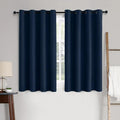 MIULEE Linen Textured Curtains for Bedroom Solid 100% Blackout Thermal by MIULEE