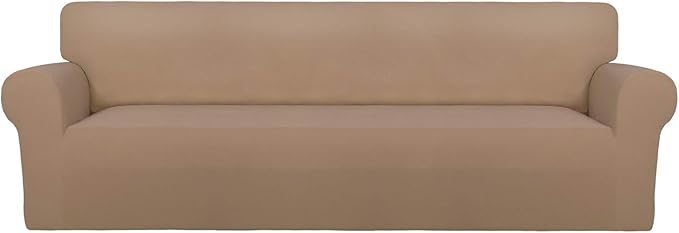PureFit Super Stretch 4 Seater Sofa Slipcover – Spandex Non Slip Soft Couch by PureFit