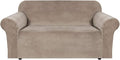 H.VERSAILTEX Stretch Velvet Loveseat Covers by HVERSAILTEX