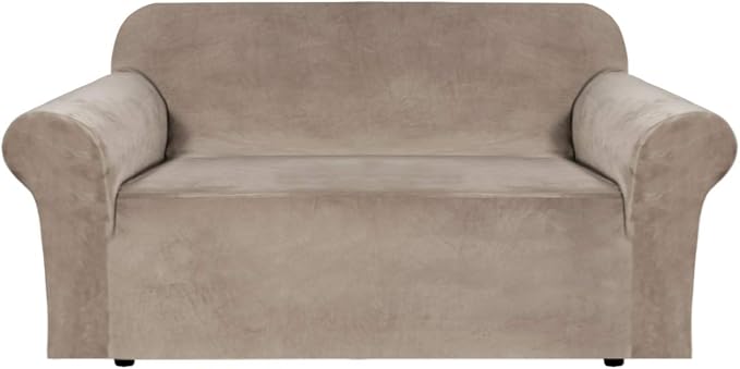 H.VERSAILTEX Stretch Velvet Loveseat Covers by HVERSAILTEX