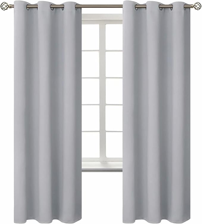 BGment Room Darkening Curtains 72 Inches Long by BGment