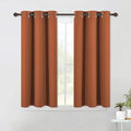 NICETOWN Burnt Orange Modern Blackout Curtains by NICETOWN