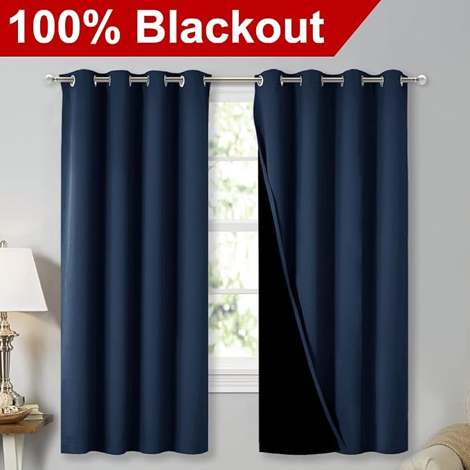 NICETOWN Extra Long Truly Blackout Drapes - Image 2