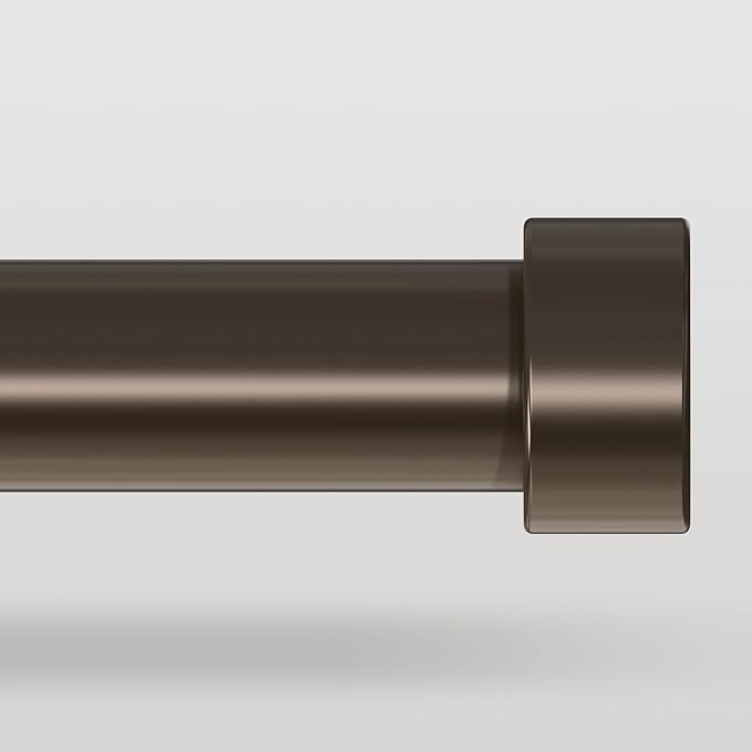 VOIIY Bronze Curtain Rods for Windows 48 to 84 Inch, Size:36-88 Inch, Antique by VOIIYCurtainRods