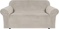 H.VERSAILTEX Stretch Velvet Loveseat Covers by HVERSAILTEX