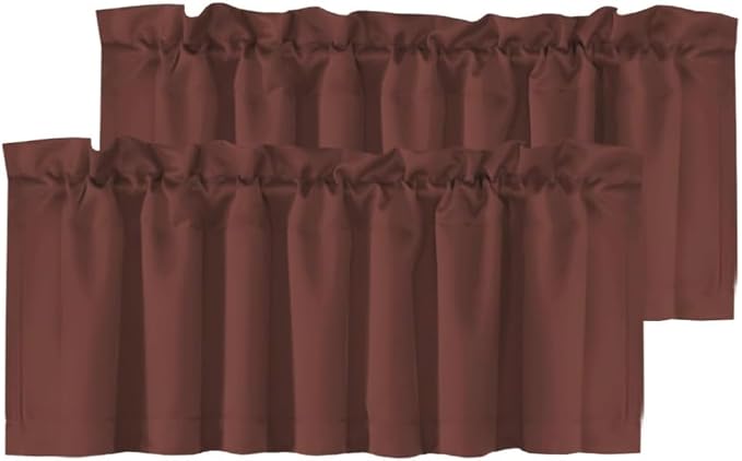 H.VERSAILTEX 2 Panels Blackout Valances by HVERSAILTEX