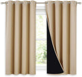 NICETOWN Room Warming Curtains, Bedroom Full Blackout Panels, Great Job by NICETOWN