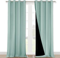 NICETOWN 100% Blackout Blinds, Aqua Blue, Laundry Room Decor Window Treatment by NICETOWN