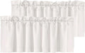 H.VERSAILTEX Blackout Kitchen Curtain Valances, Short Window Valance Curtains by HVERSAILTEX
