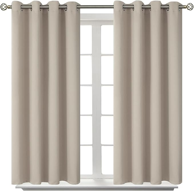 BGment Room Darkening Curtains 45 Inches Long by BGment