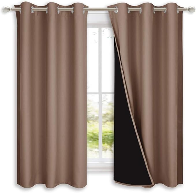 NICETOWN Total Blackout Panels for Nursery, Super Soft, Heavy Duty and Thick by NICETOWN