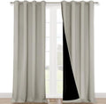 NICETOWN Full Shading Curtains 90 inches Long 2 Panels Set by NICETOWN