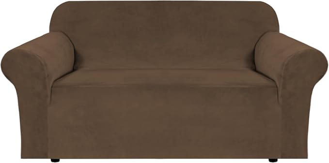 H.VERSAILTEX Stretch Velvet Loveseat Covers by HVERSAILTEX