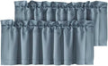 H.VERSAILTEX Blackout Valances for Windows, Kitchen Window Valance Curtains for by HVERSAILTEX