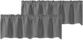 Chyhomenyc Blackout Valances for Windows, Short Window Valance Curtains for by Chyhomenyc