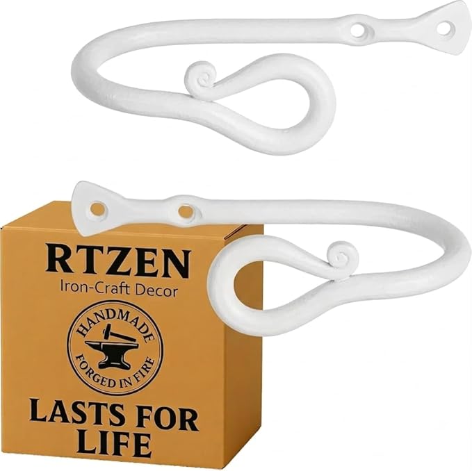 RTZEN Decorative Metal Curtain Tiebacks by RTZEN