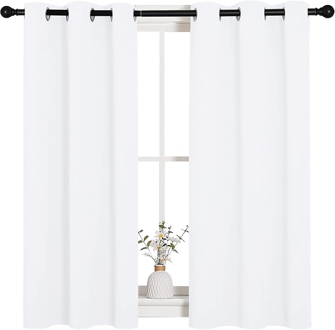 NICETOWN Draperies Curtains Panels, Blocking Out 50% Sunlight Window Treatment - Image 8