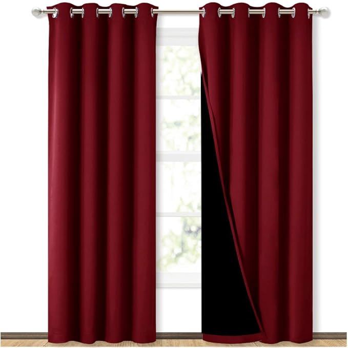 NICETOWN 100% Blackout Cold Blocking Curtains by NICETOWN