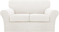 Turquoize 3 Piece Sofa Covers for 2 Cushion Couch Sofa Slipcover Soft Couch by Turquoize