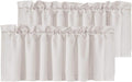 H.VERSAILTEX Blackout Valances for Windows, Kitchen Window Valance Curtains for by HVERSAILTEX