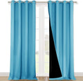 NICETOWN 100% Blackout Blinds, Teal Blue, Laundry Room Decor Window Treatment by NICETOWN