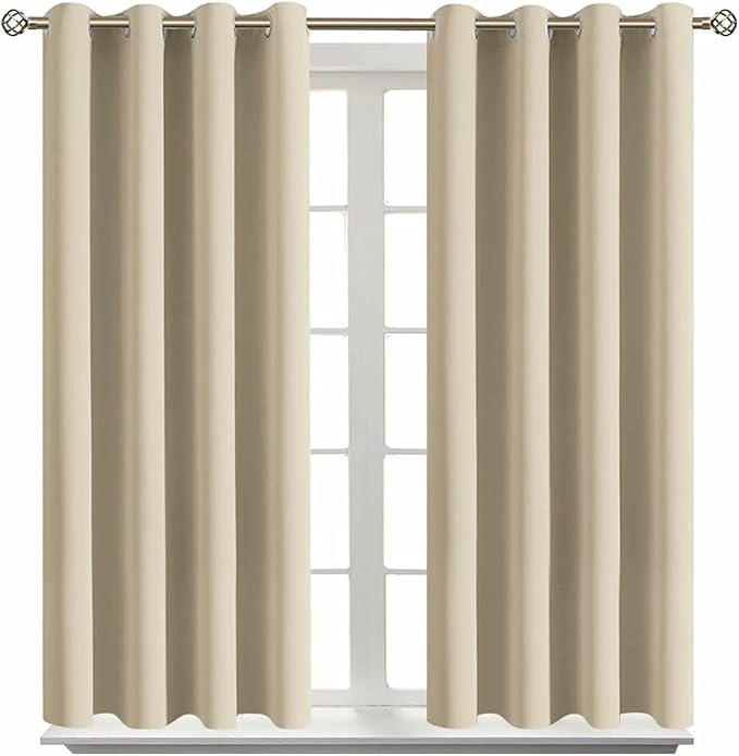 BGment Room Darkening Curtains 54 Inches Long by BGment