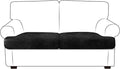 Leather Look Couch Cushion Covers Sofa Seat Slipcovers Sets Couches Furniture by ANARACHON