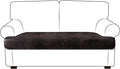 Leather Look Couch Cushion Covers Sofa Seat Slipcovers Sets Couches Furniture by ANARACHON