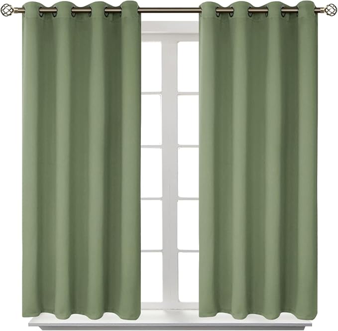 BGment Room Darkening Curtains 54 Inches Long by BGment