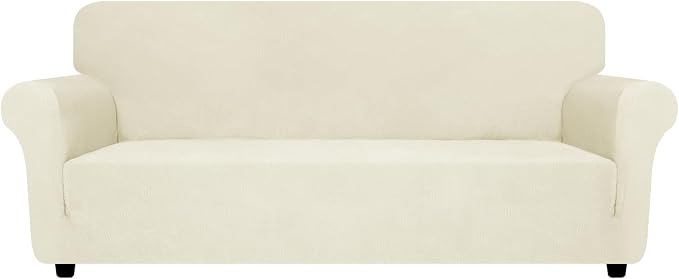 ZNSAYOTX Super Stretch Couch Cover, New Striped Sofa Covers Fitted Slipcovers - Image 7
