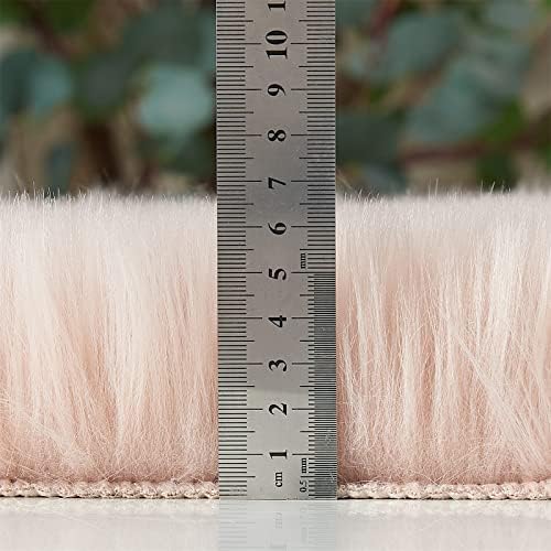 EasyJoy Ultra Soft Fluffy Rugs Faux Fur Rug Chair Cover Seat Pad Fuzzy Area Rug - Image 6