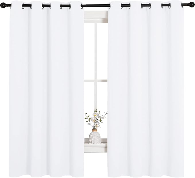 NICETOWN Draperies Curtains Panels, Blocking Out 50% Sunlight Window Treatment - Image 2