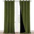 NICETOWN Full Shading Curtains 90" Long 2 Panels Set by NICETOWN