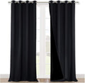 NICETOWN Full Shading Curtains 90 inches Long 2 Panels Set by NICETOWN