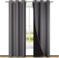 NICETOWN Room Warming Blackout Curtains 80 inches Long, Full Light Blocking by NICETOWN