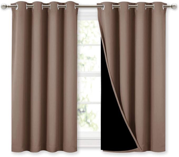NICETOWN Room Warming Curtains, Bedroom Full Blackout Panels, Super Thick by NICETOWN