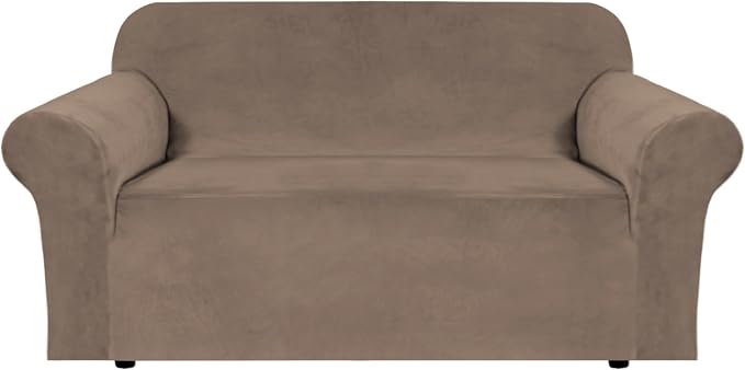 H.VERSAILTEX Stretch Velvet Loveseat Covers by HVERSAILTEX