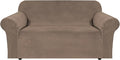 H.VERSAILTEX Stretch Velvet Loveseat Covers by HVERSAILTEX