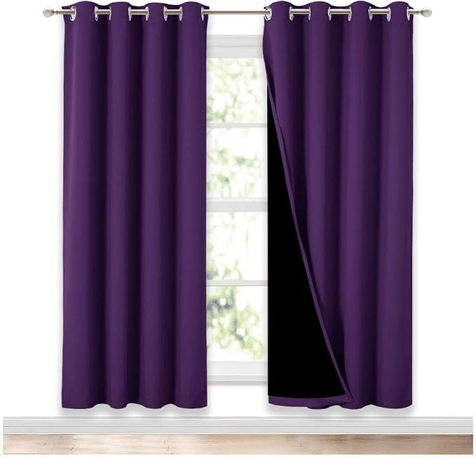 NICETOWN Living Room Completely Shaded Draperies, Privacy Protection & Noise by NICETOWN