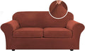 H.VERSAILTEX Real Velvet Plush 3 Piece Stretch Sofa Covers Couch Covers by HVERSAILTEX