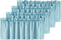 H.VERSAILTEX Blackout Valances for Windows, Kitchen Curtains Valance for Living by HVERSAILTEX