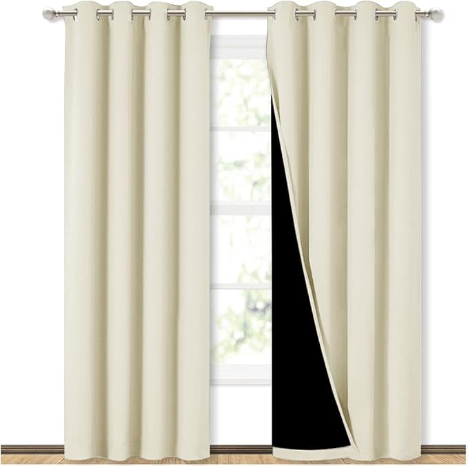 NICETOWN Living Room Completely Shaded Draperies, Privacy Protection & Noise by NICETOWN