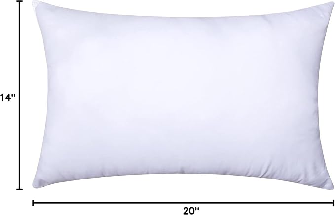 MIULEE Throw Pillow Insert Premium Pillow Stuffer Sham Rectangle - Image 8