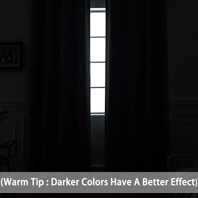 Yakamok Thermal Insulated Grommet Blackout Draperies/Drapes - Image 5