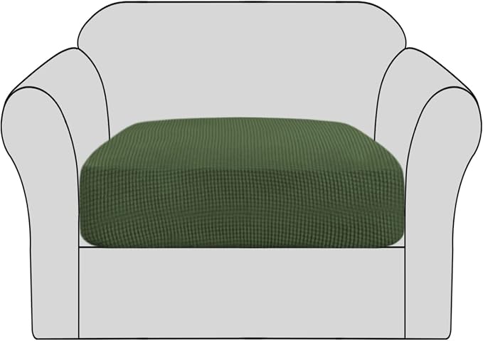 H.VERSAILTEX Stretch Couch Cushion Covers Individual Seat Sofa Chair Slipcovers by HVERSAILTEX