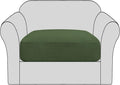 H.VERSAILTEX Stretch Couch Cushion Covers Individual Seat Sofa Chair Slipcovers by HVERSAILTEX