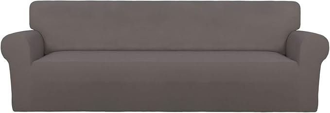 PureFit Super Stretch 4 Seater Sofa Slipcover – Spandex Non Slip Soft Couch by PureFit