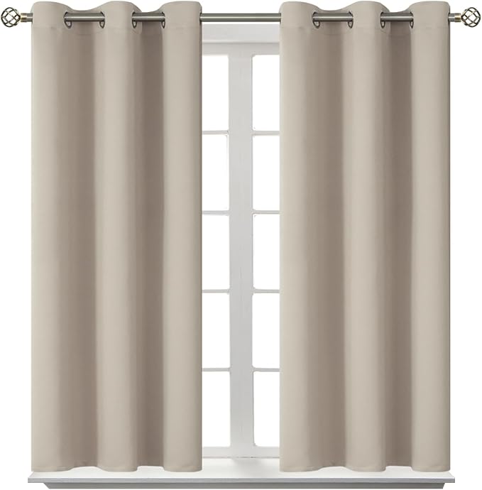 BGment Room Darkening Curtains 45 Inches Long by BGment