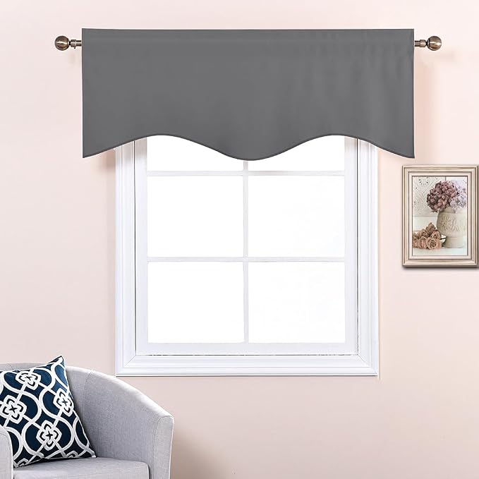 NICETOWN Bedroom Blackout Window Valances - Image 5